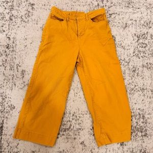 Yellow Flared Jeans